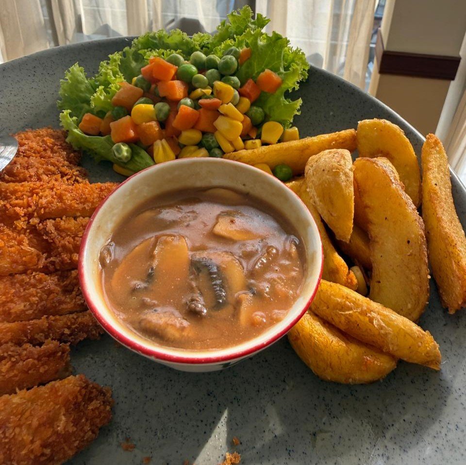 Chicken Katsu Saus Mushroom